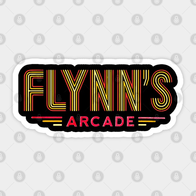 Flynn's Arcade >> 80s Retro Sticker by NandosGhotik